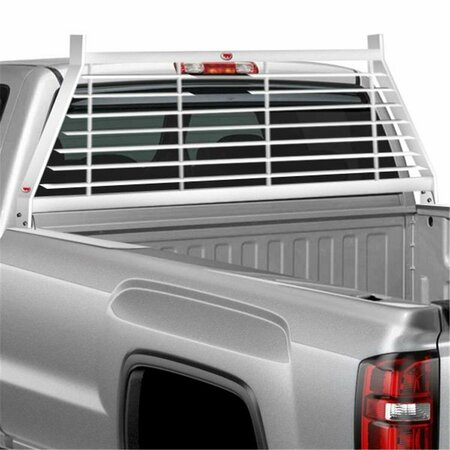 STRIKE3 Window Grille Steel Louvered for Ford Super Duty - White ST3301914